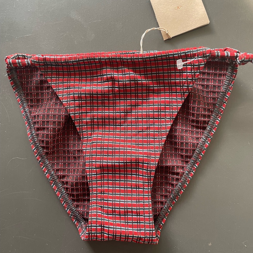 Valentino Sand Bikini Botton/size 42/red plaid